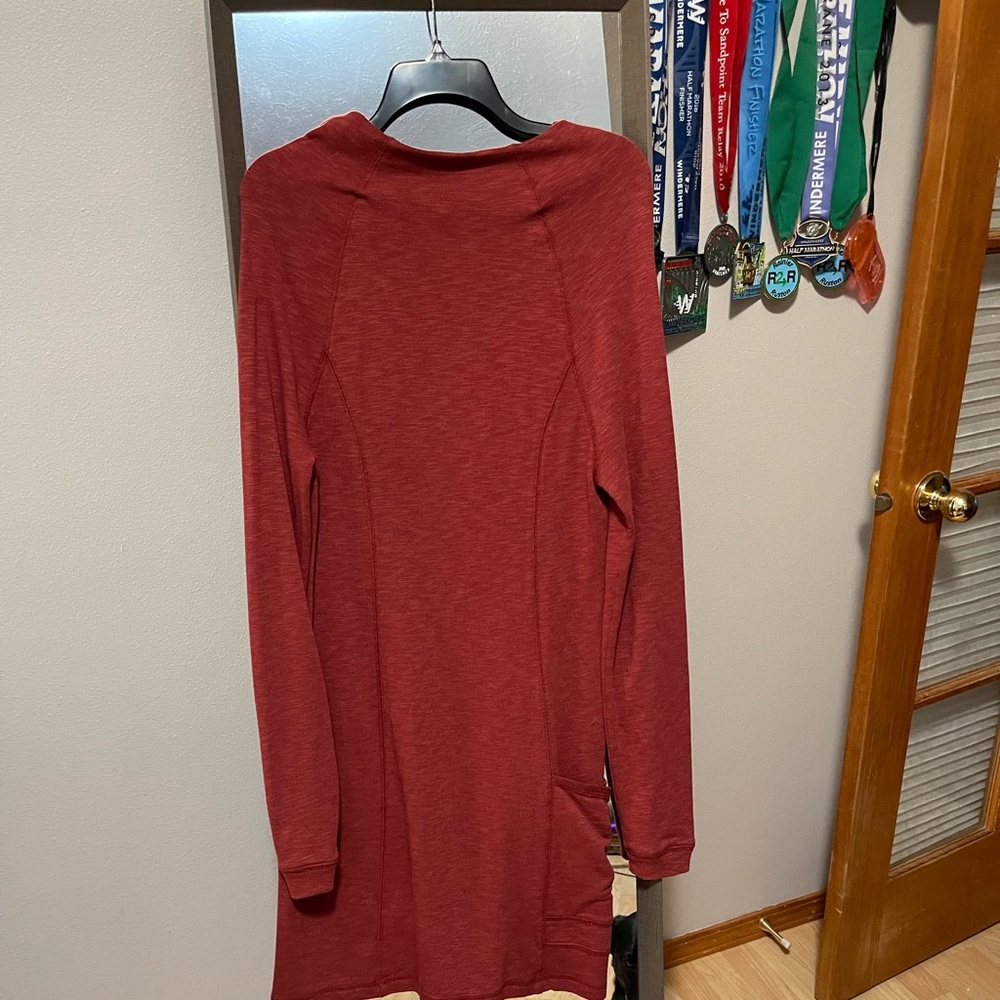 Women’s Horny Toad red cowl neck dress